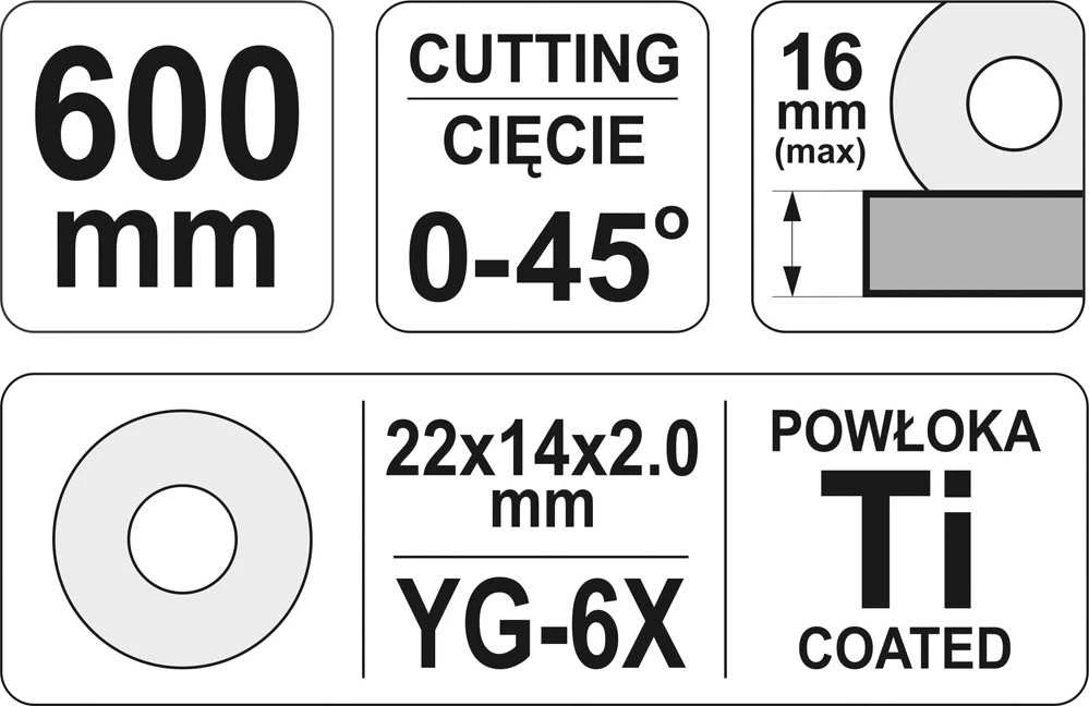 YATO Plytelių pjaustyklė 600mm 3707