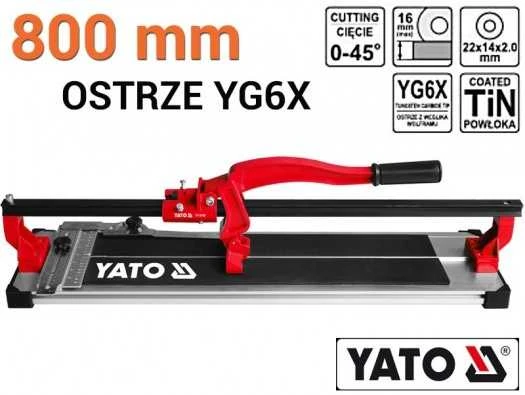 Rankinės plytelių pjovimo staklės Yato YT-3708, 800mm