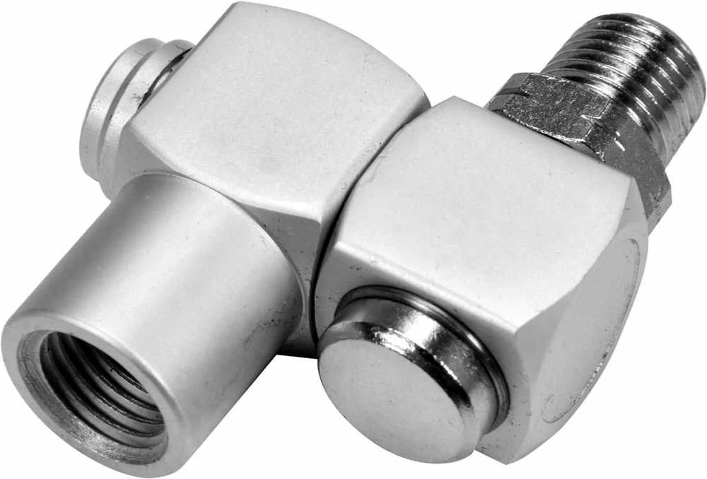 Yato Toya Sa Poland Pneumatinė jungtis šarnyrinė 360° | 6.3 mm (1/4") vidinis / išorinis sriegis (YT-24130)