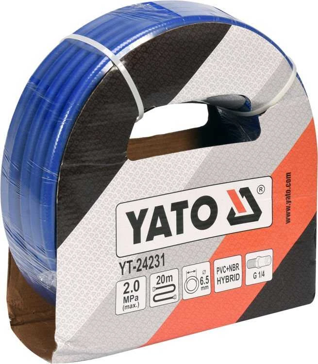 Yatao hibridinė pneumatinė žarna 1/4" 20m, antgaliai G1/4"