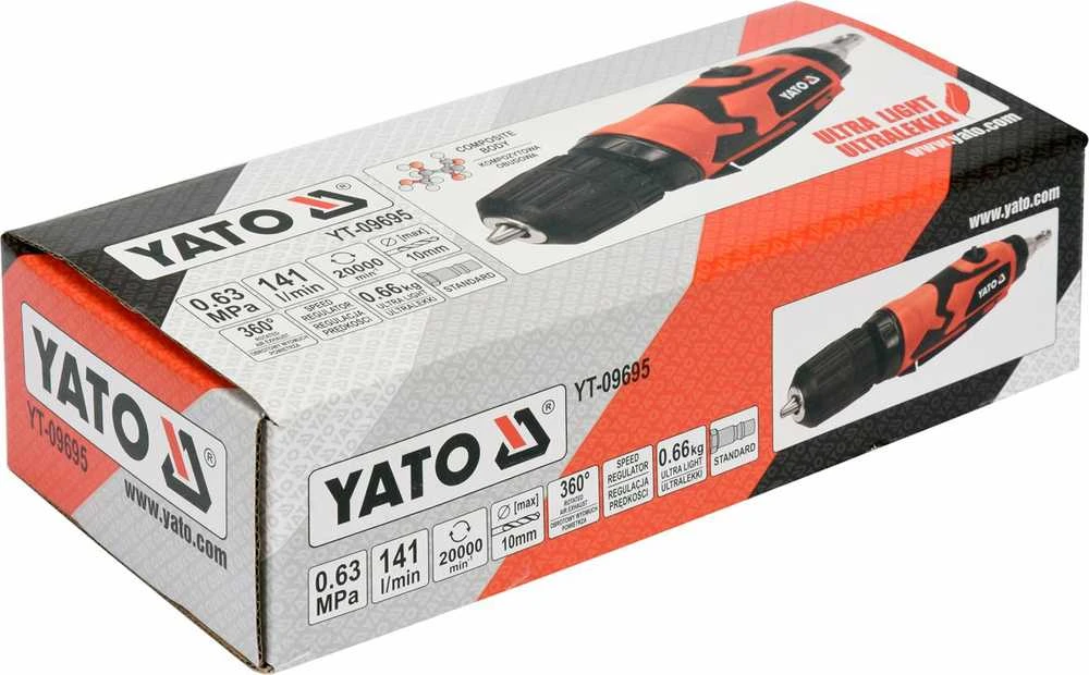 Yato Toya Sa Poland Pneumatinis gręžtuvas tiesus | 10 mm (YT-09695)