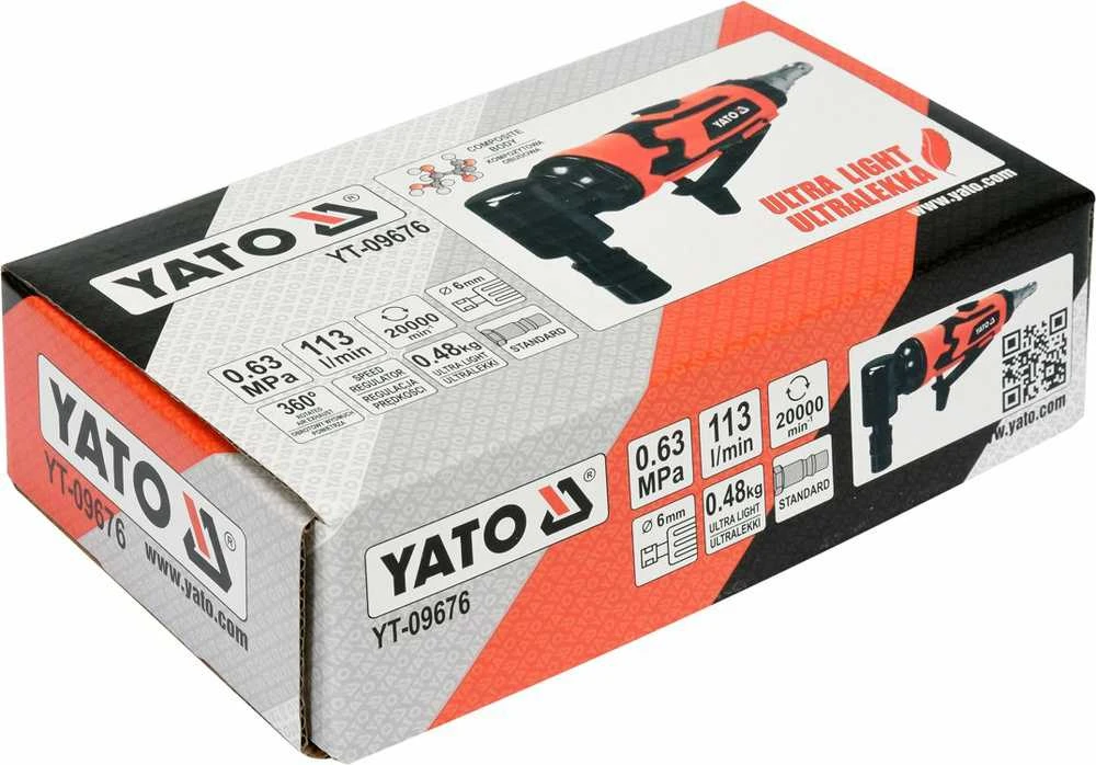 YATO pneumatinis kampinis šlifuoklis YT-09676