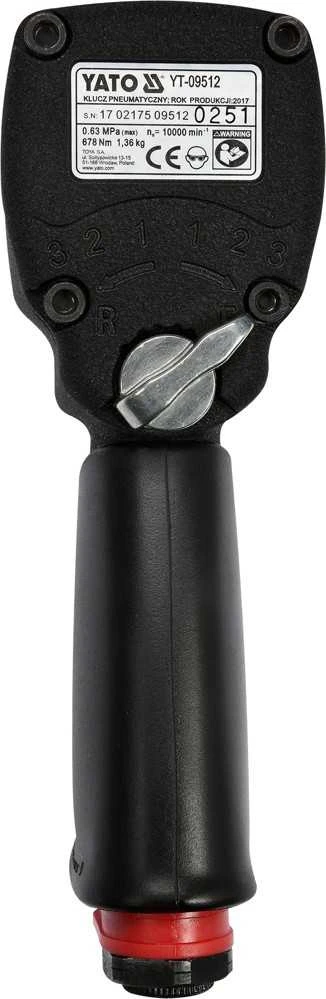 Toya Sa Poland YATO PNEUMATINIS SMŪGINIS VERŽTAKLIS 1/2 "678 Nm SHORT