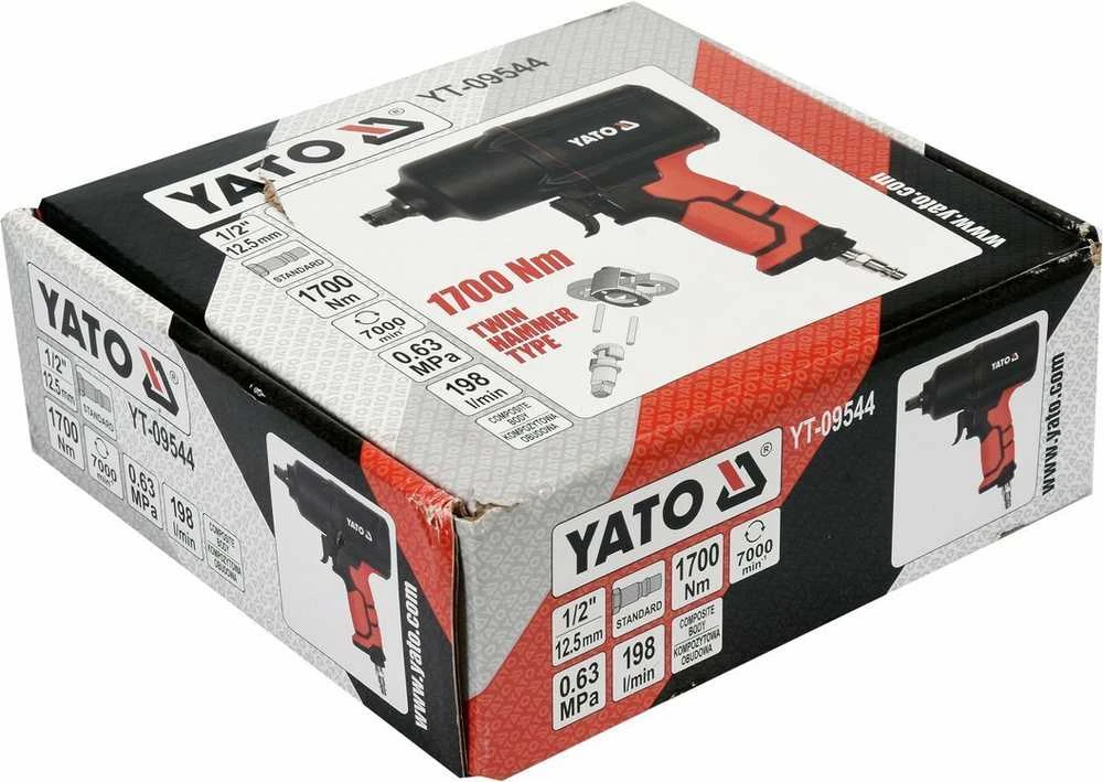 Yato pneumatinis smūginis veržliasūkis YT-09544 1700Nm 1/2"
