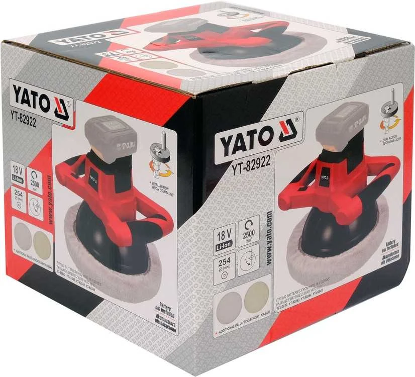 YATO POLISER 18V 254mm BE AKUMULIATORIJOS