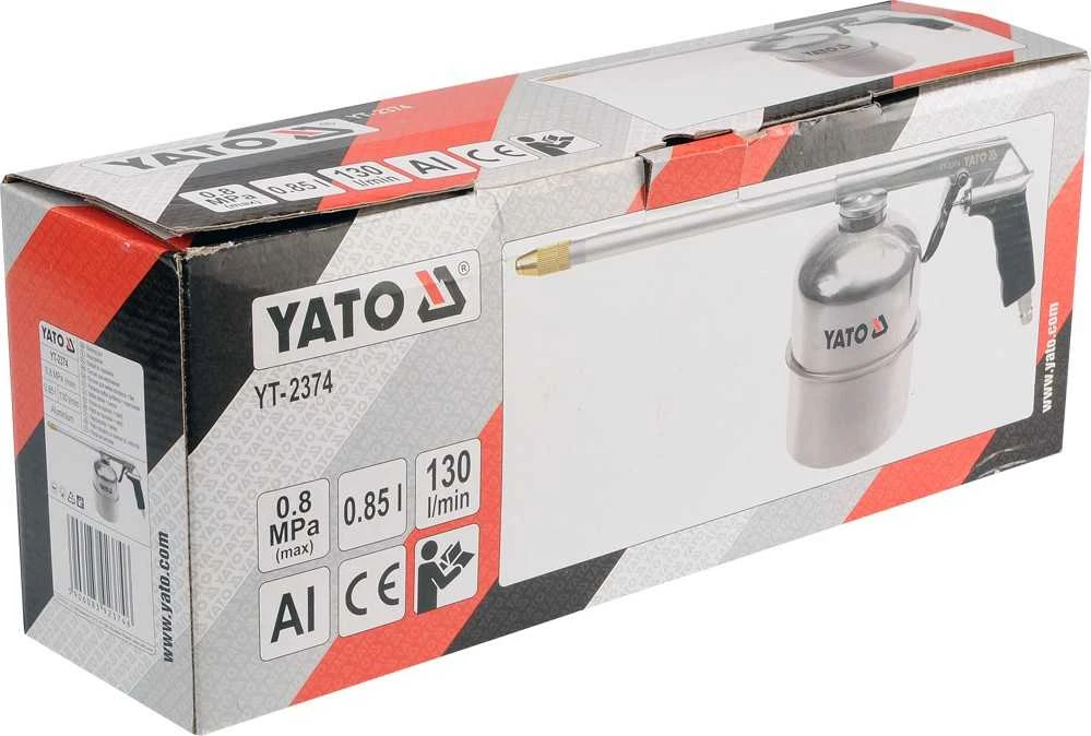 YATO pistoletas PRIEŽIŪRA / ALYVOS BAKAS 0,85L 2374