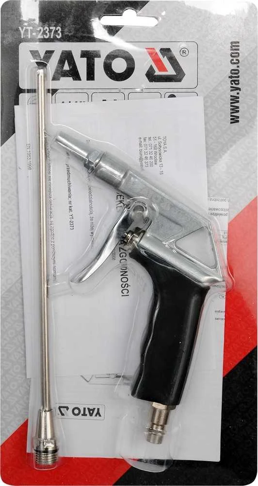 Toya Sa Poland YATO PISTOLET DO PRZEDMUCHIWANIA +2 KOŃCÓWKI 2373