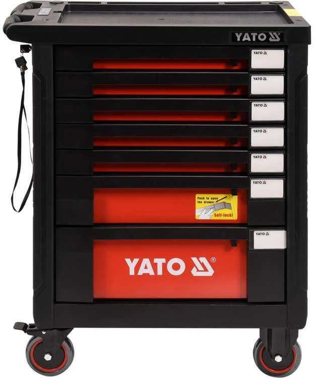 YATO YT-55290 Profesionali įrankių spintelė su 211 įrankių ir 7 stalčiais