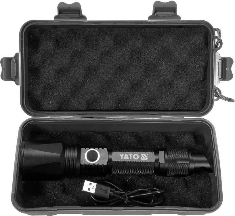 Toya Sa Poland Prožektorius 10W 900LM IP64, LI-ION 3,7V 2200MAH 200M, POWERBANK, ZOOM | Akumuliatorinis (YT-08559)