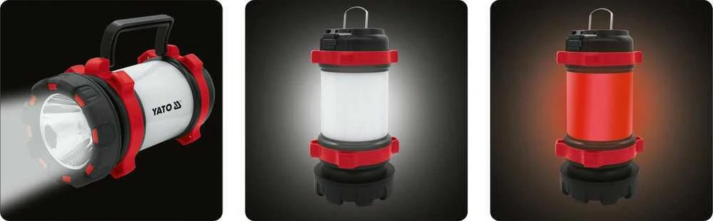 YATO FLASHLIGHT / SEARCH Daugiafunkcinis 3in1 380LM