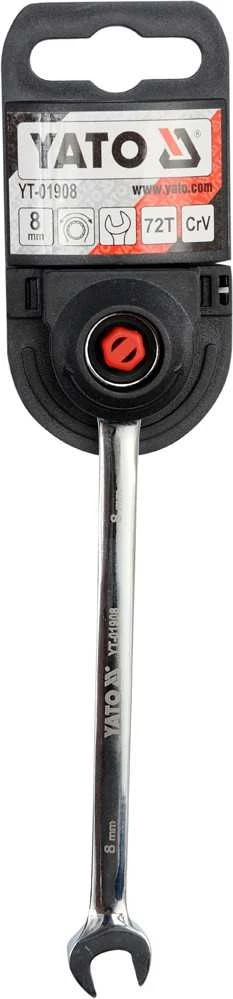 YATO KLUCZ PŁASKO-OCZKOWY Z GRZECHOTKĄ 8 mm /B 01908