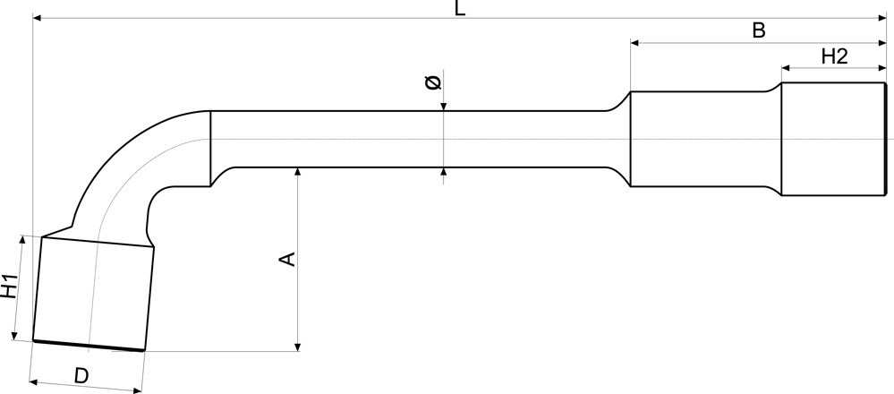 YATO KLUCZ FAJKOWY 22mm 1642