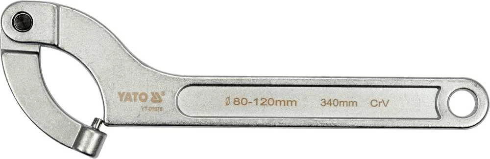 Yato Toya Sa Poland Raktas užmetamas su varžtu Cr-V, 80-120 mm (YT-01678)