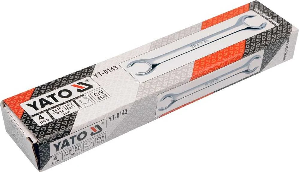 YATO KLUCZE plokščias PÓŁOTWARTE KPL. 4vnt. 0143