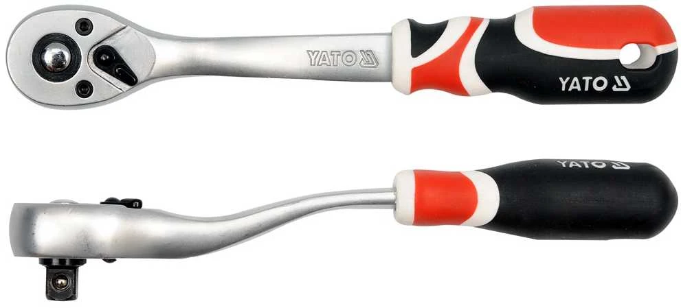 YATO terkšlė 3/8" WYGIĘTA 72 - ZĘBY 0731
