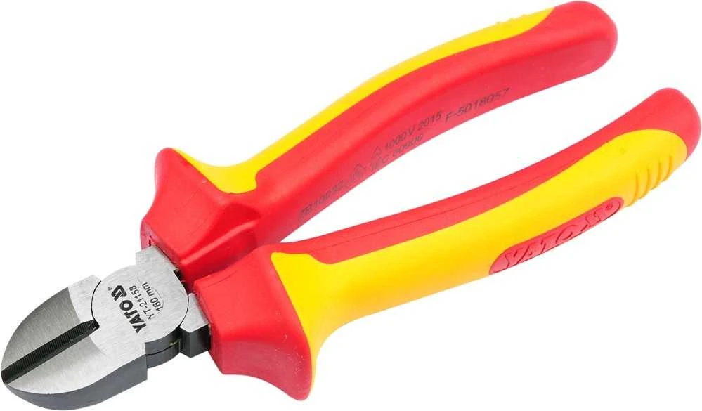 Šoninės replės 160mm VDE Yato YT-21158