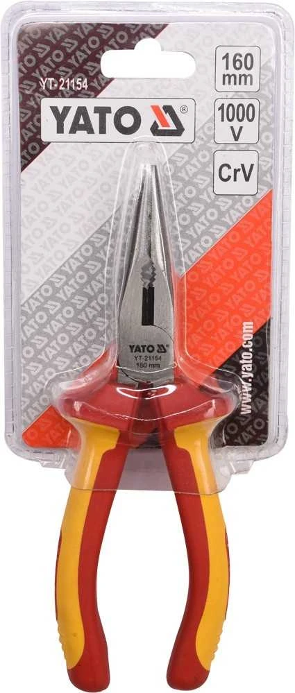 Oem Smailianosės žnyplės aukštos įtampos laidams 160mm VDE Yato YT-21154