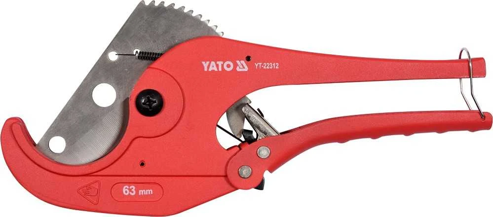 Žirklės PVC vamzdžiams Yato YT-22312; 63 mm