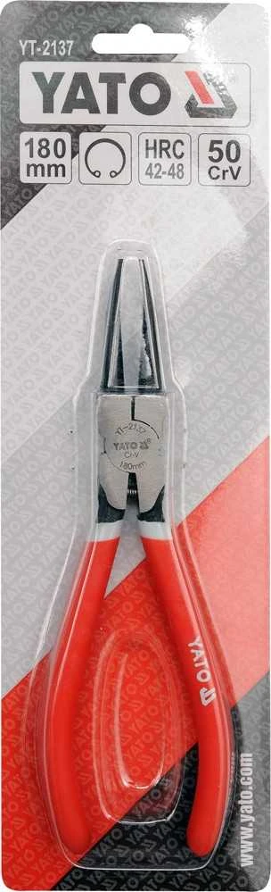 YATO VIENO žiedo replės 180 mm VIDINĖS 2137