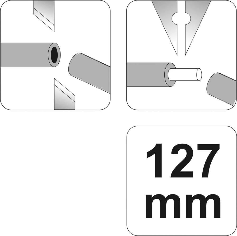 YATO izoliuotos šoninės replės 125 mm 2261