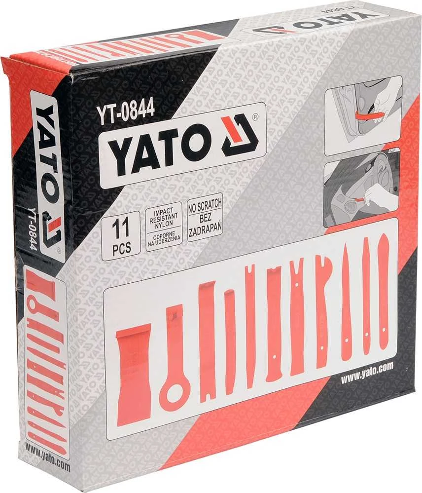 Įrankių komplektas Yato YT-0844; 11 vnt.