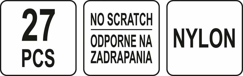 Yato Toya Sa Poland Rinkinys apdailos ardymui | 27 vnt. (YT-08443)