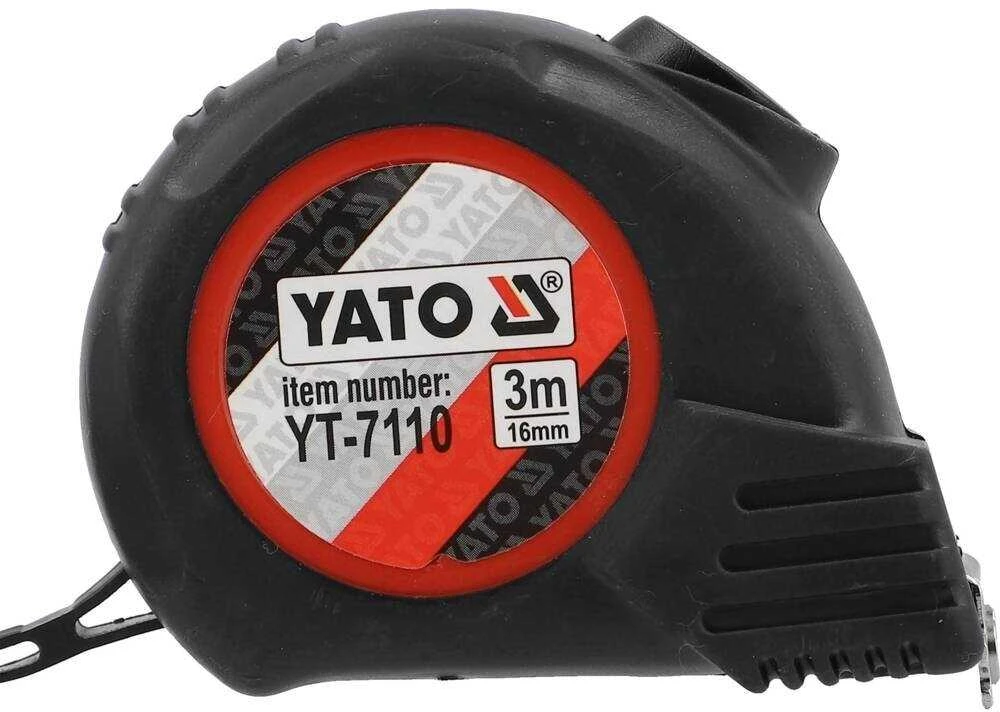 Toya Sa Poland YATO MIARA ZWIJANA 3m Z MAGNESEM, GUMOWANY KORPUS 7110