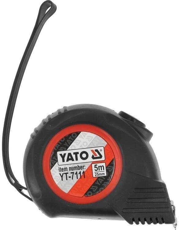 YATO MIARA ZWIJANA 5m Z MAGNESEM, GUMOWANY KORPUS 7111