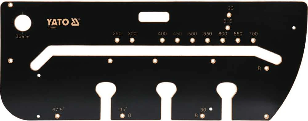 Yato šablonas virtuvinio stalviršio sujungimams, 1000 x 390 x 53 mm (YT-70890)