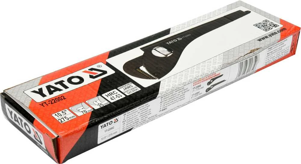 Yato Toya Sa Poland Santechninis vamzdinis raktas 275mm (10.5") (YT-22002)