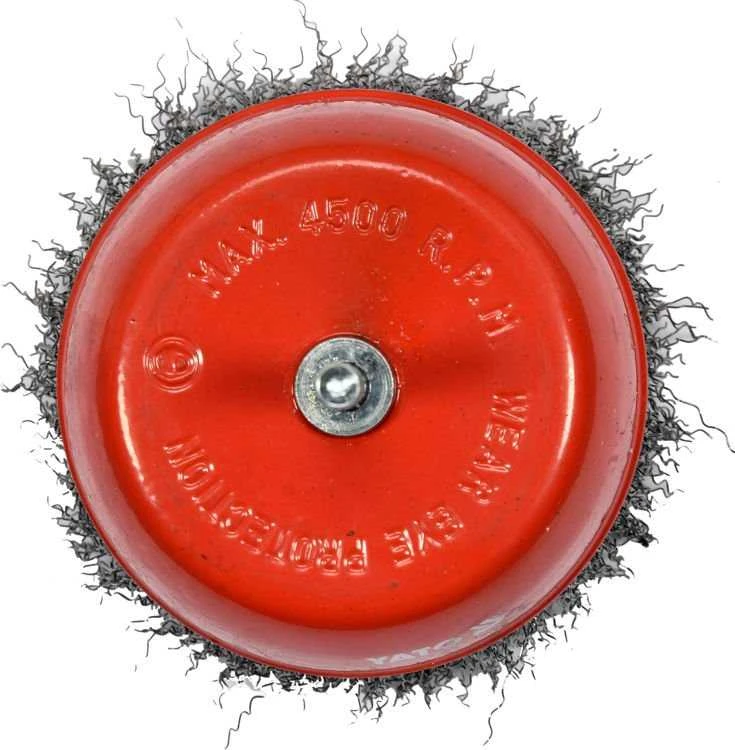 YATO TAČIAU ŠEPEČETĖLIS SU BOTONU 100mm INOX