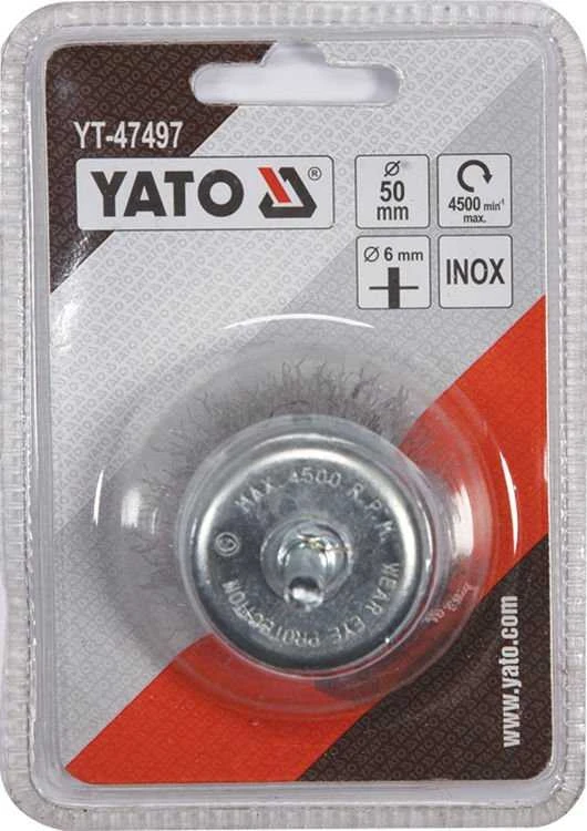 YATO BET šepetėlis su 50 mm INOX kotu