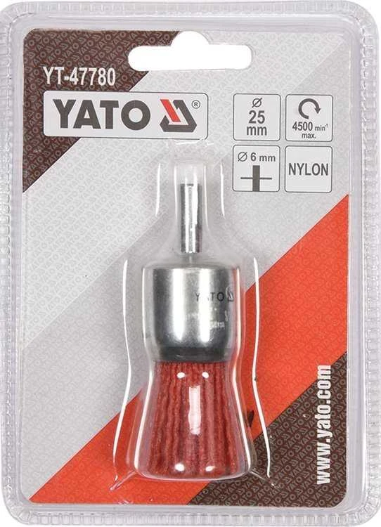 YATO mygtukų šepetėlis SU 25 mm NAILONINIU BOTU