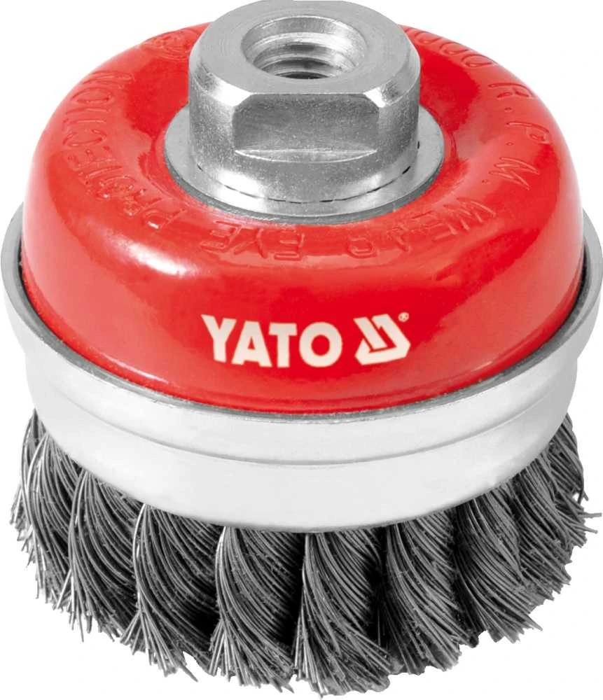 Toya Sa Poland YATO BUT šepetys 60 mm, M14 sriegis, susukta viela - INOX 4768