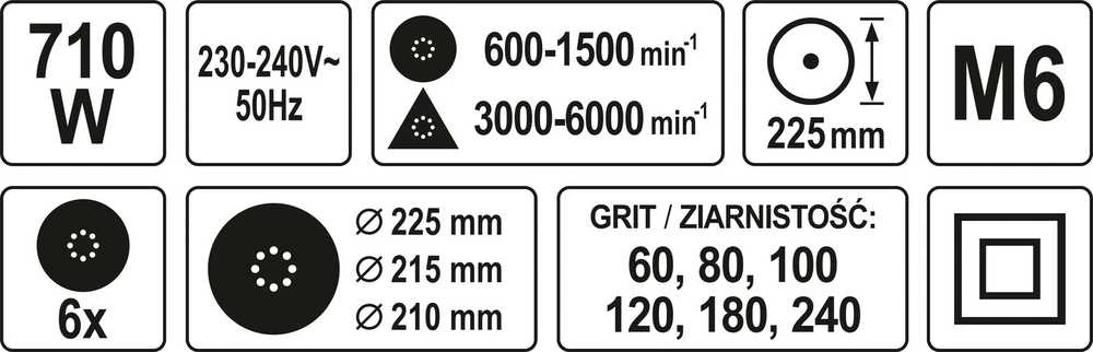 YATO GINKOJAS / ŽIRAFA 710W