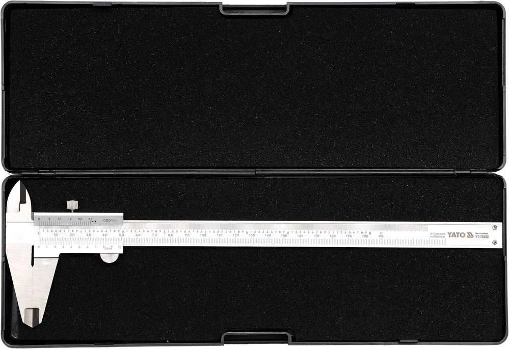 Slankmatis Yato YT-72003 200mm + dėklas