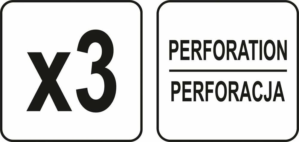 Toya Sa Poland Šlifavimo diskas perforuotas | veliūras | šlifavimas be dulkių | 225 mm / P100 | 3 vnt. (YT-84602)
