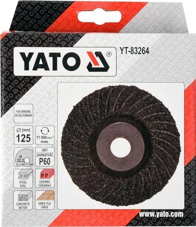 Toya Sa Poland Šlifavimo diskas universalus | elastinis | P60 / 125 mm (YT-83264)