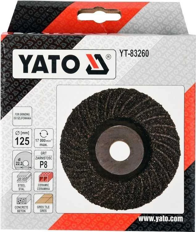 Toya Sa Poland Šlifavimo diskas universalus | elastinis | P8 / 125 mm (YT-83260)