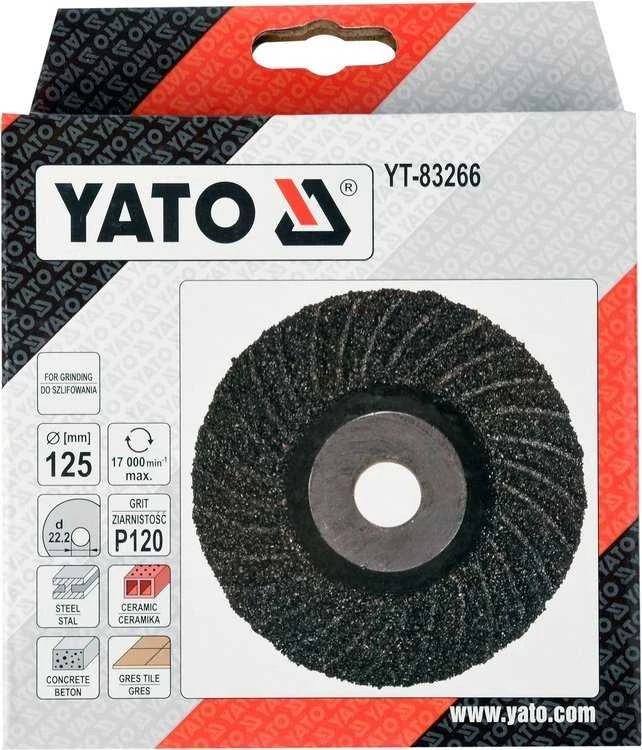 Toya Sa Poland Šlifavimo diskas universalus | elastinis | P120 / 125 mm (YT-83266)