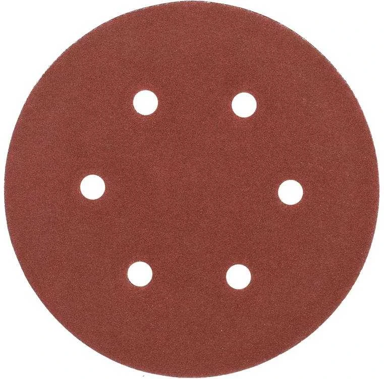 Toya Sa Poland Šlifavimo popierius {velcro) | 6 skylės | 150 mm / P150 | 50 vnt. (YT-834586)