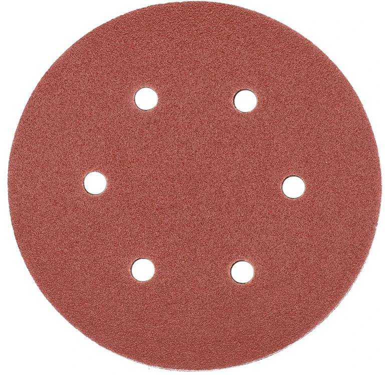 Yato Toya Sa Poland Šlifavimo popierius {velcro) | 6 skylės | 150 mm / P80 | 50 vnt. (YT-834583)