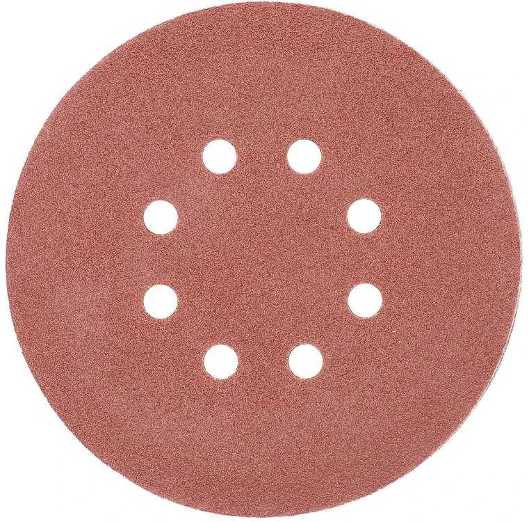 Toya Sa Poland Šlifavimo popierius {velcro) | 8 skylės | 150 mm / P80 | 50 vnt. (YT-834593)