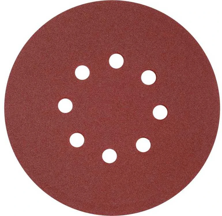 Toya Sa Poland Šlifavimo popierius {velcro) | 8 skylės | 150 mm / P240 | 50 vnt. (YT-834599)