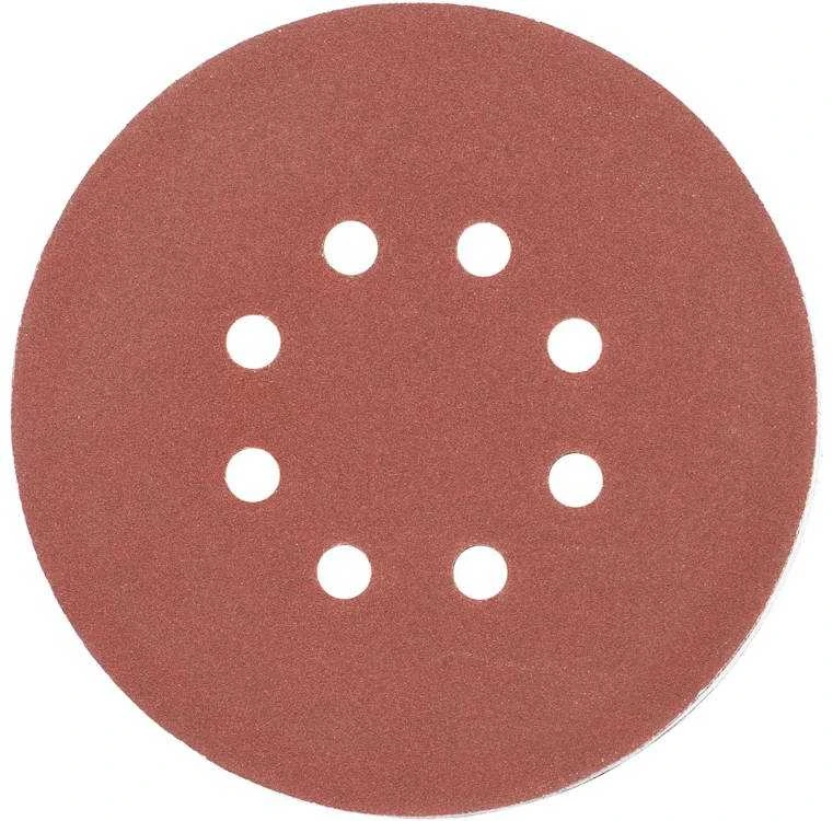 Toya Sa Poland Šlifavimo popierius {velcro) | 8 skylės | 150 mm / P150 | 50 vnt. (YT-834596)