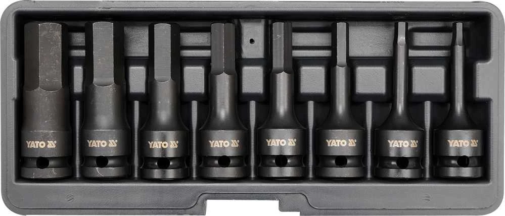 YATO HEX / HEX KEYS POVEIKIO RAKTAI 8 vnt. 1066