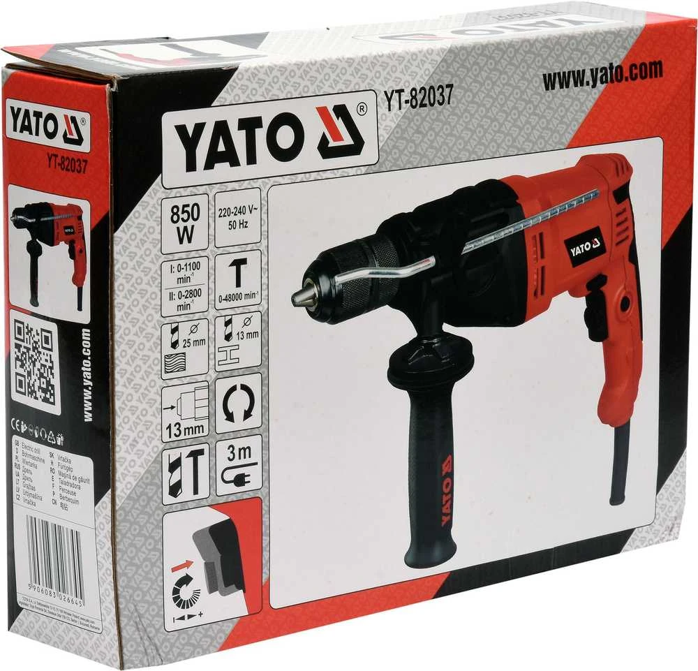 Elektrinis smūginis gręžtuvas Yato YT-82037; 850 W