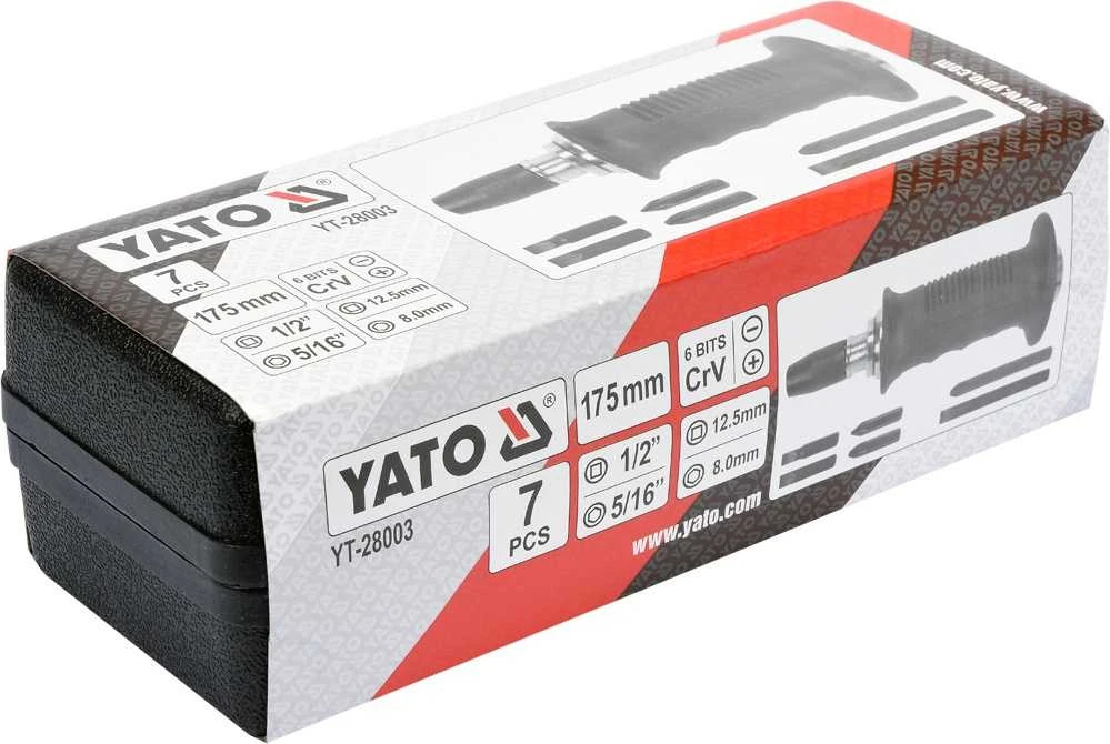 Yato WKRĘTAK UDAROWY + 6 BITÓW