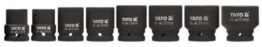 YATO NASADKI UDAROWE 3/4" 8 vnt. 22-41mm 1115