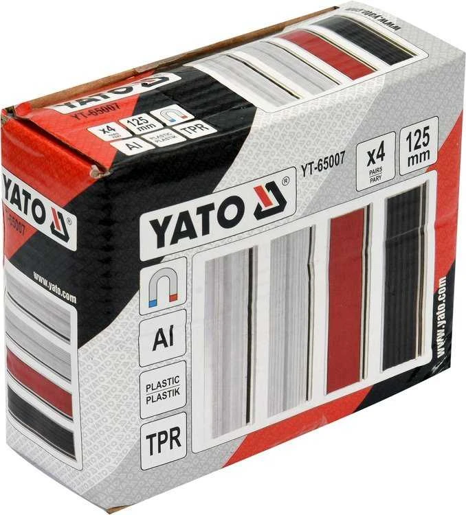 Yato Toya Sa Poland Spaustivų lūpų apsaugų rinkinys | aliuminis | 125 mm (YT-65007)